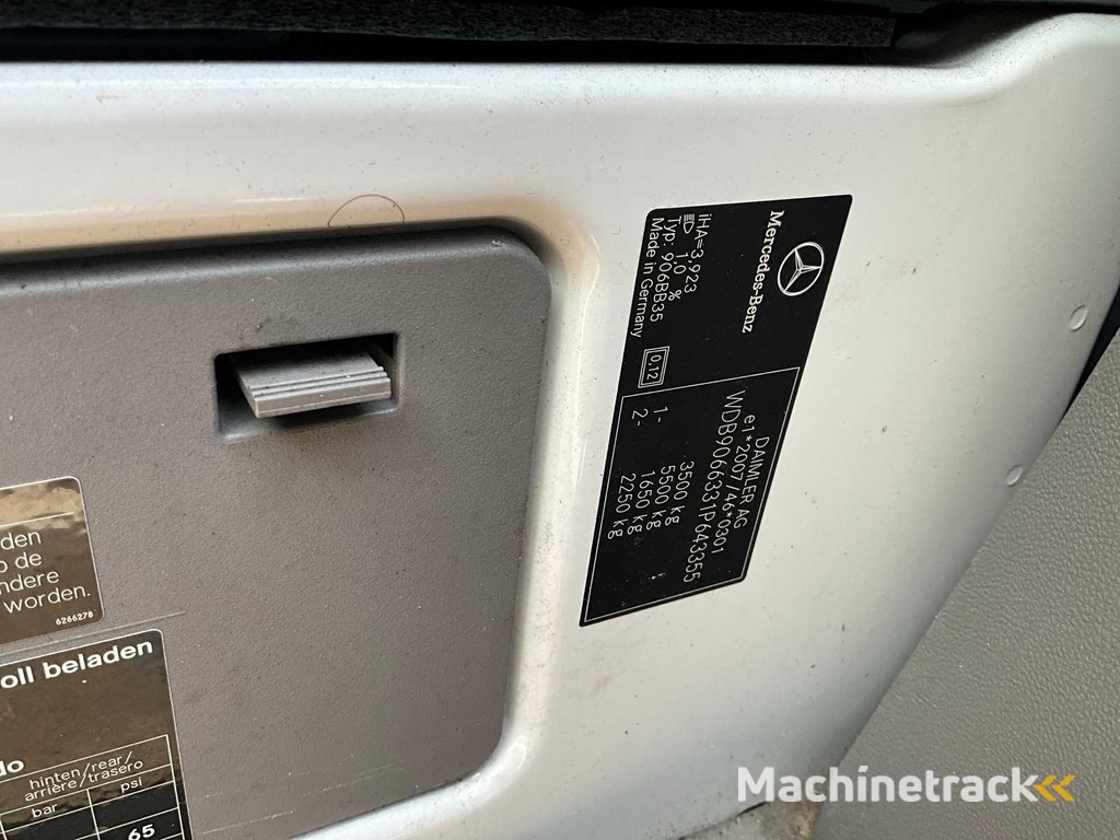 2018 Mercedes Sprinter Lichte vrachtwagen