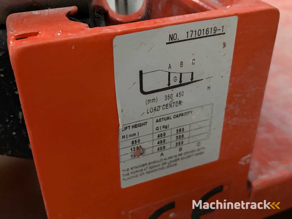 Stockman Heftafel - SEJ Stacker 400kg - Stapelaar