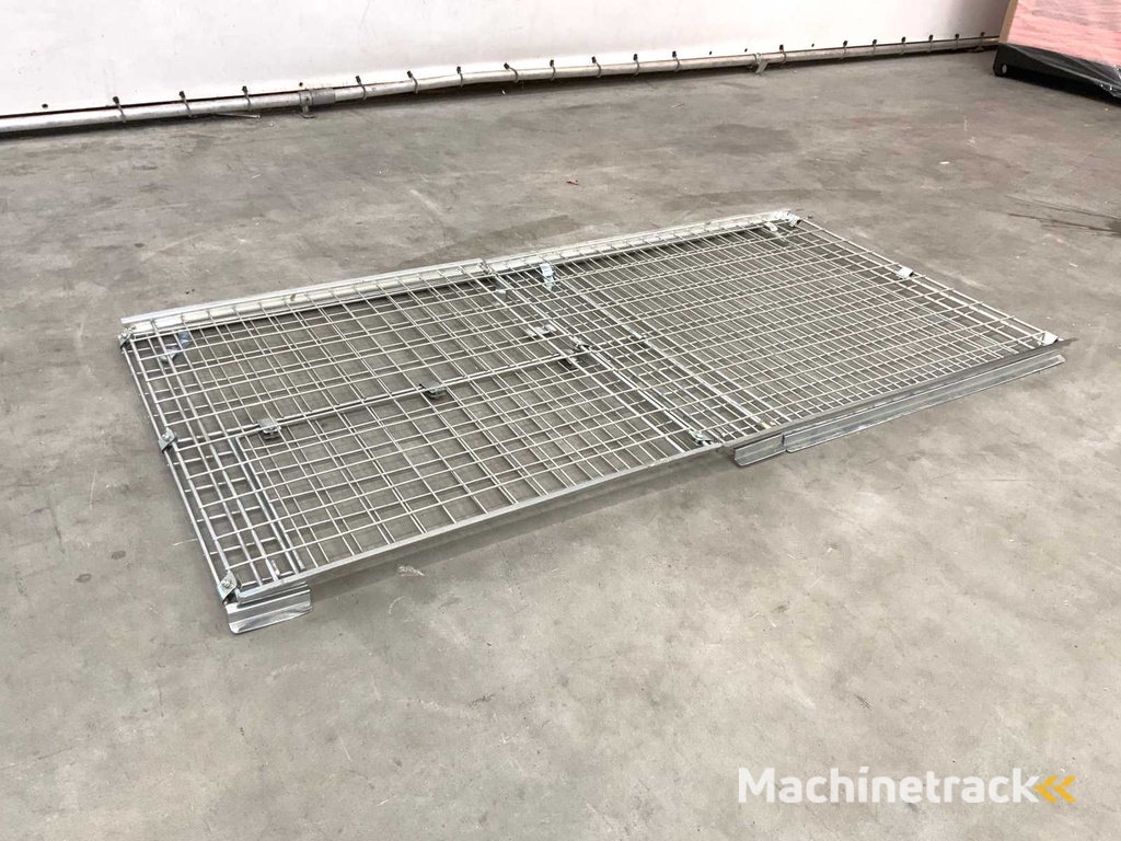 Stalen palletkooi voor blokpallets 1230x1100x1010 mm (20x)