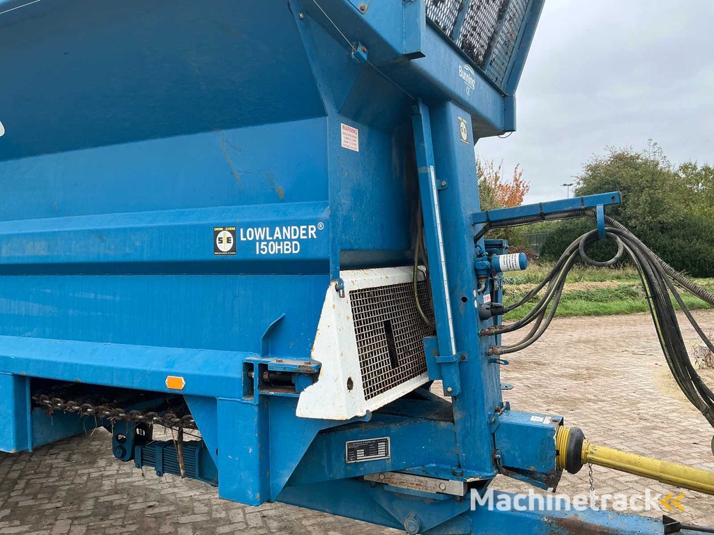 2014 Bunning Lowlander 150 HBD Breedstrooier mestwagen