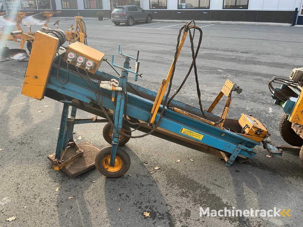 Climax Z40V Opraapmachine met mobiele opvoerband