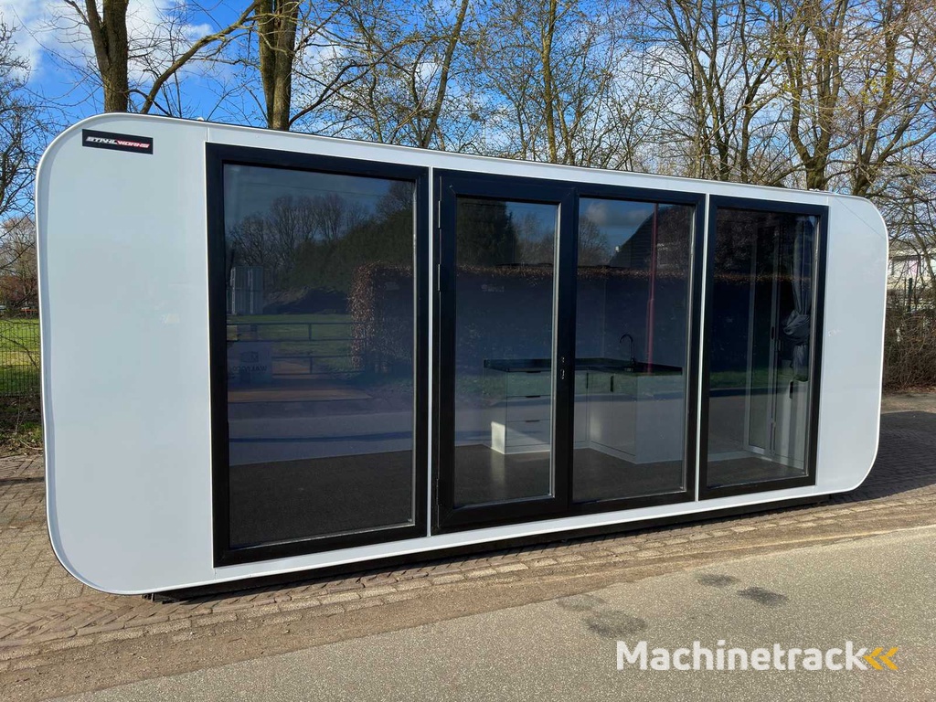 2025 Stahlworks Eco 6000 B Wit Tiny house / Atelier / Kantoor