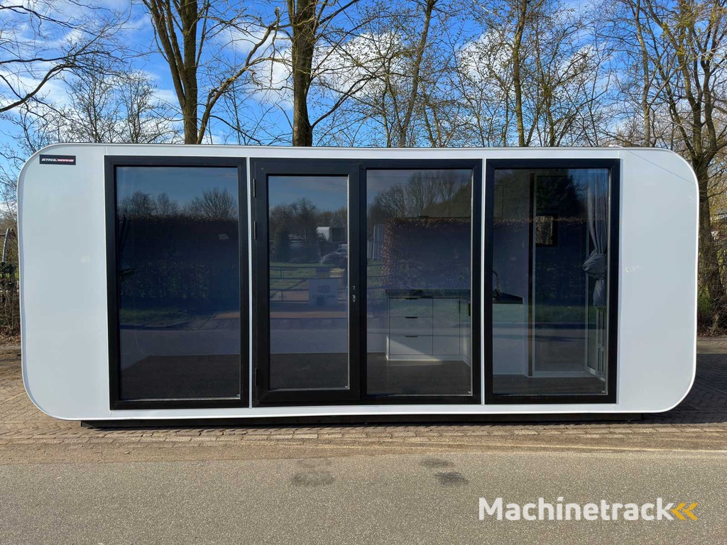 2025 Stahlworks Eco 6000 B Wit Tiny house / Atelier / Kantoor