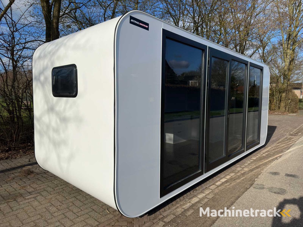 2025 Stahlworks Eco 6000 B Wit Tiny house / Atelier / Kantoor