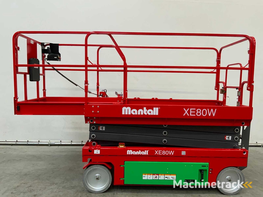 Mantall - XE80W - schaarlift hoogwerker 8M