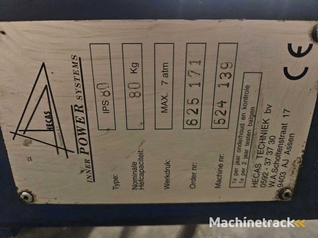 Hecas - IPS 80 - Overige hijs- en heftechniek