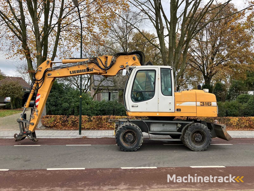 Liebherr - 2008 - A316 Litronic - Banden graafmachine