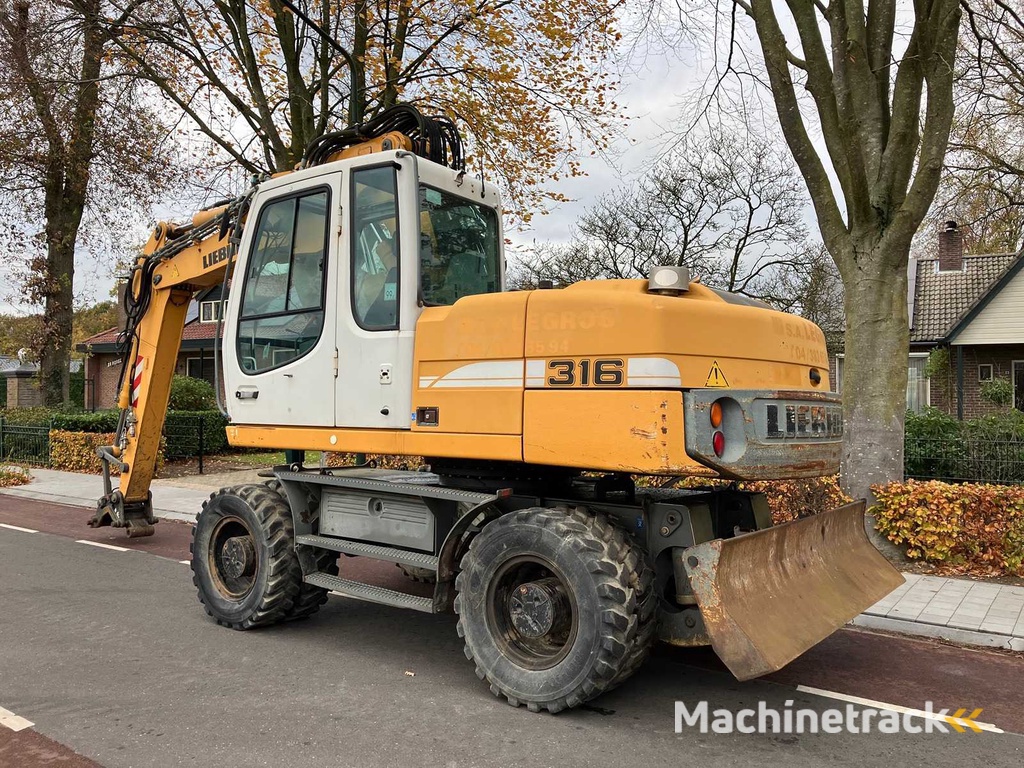 Liebherr - 2008 - A316 Litronic - Banden graafmachine