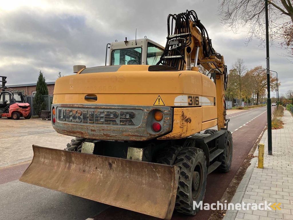 Liebherr - 2008 - A316 Litronic - Banden graafmachine