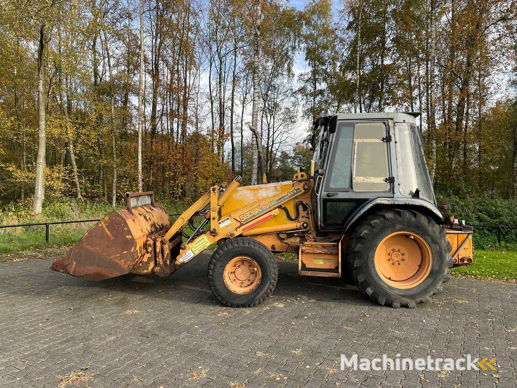 Case - 1995 - 580 SK Turbo - Graaflaadmachine