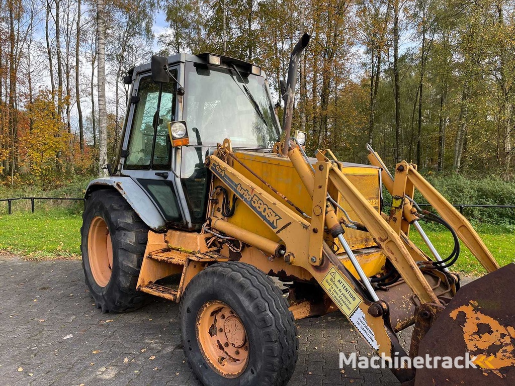 Case - 1995 - 580 SK Turbo - Graaflaadmachine
