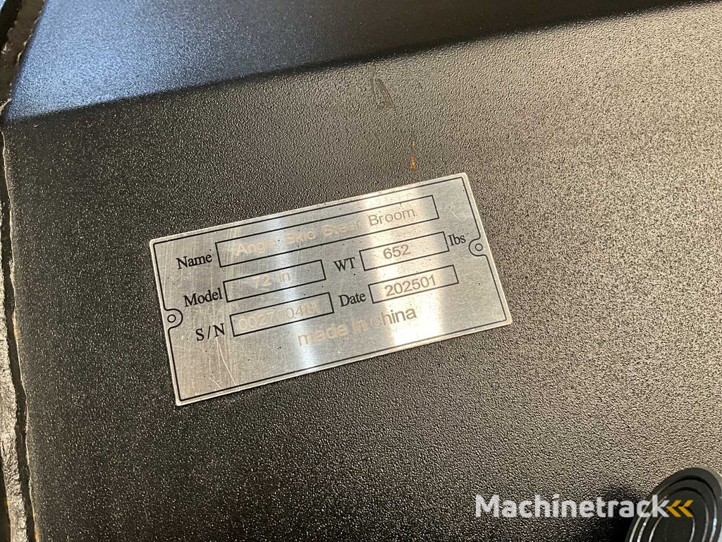 2025 72 Zoll Besen/Kehrmaschine für Kompaktlader