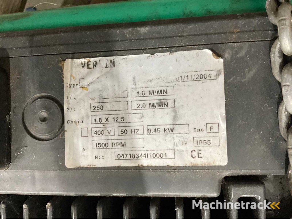 Verlinde VL2 Elektrische takel