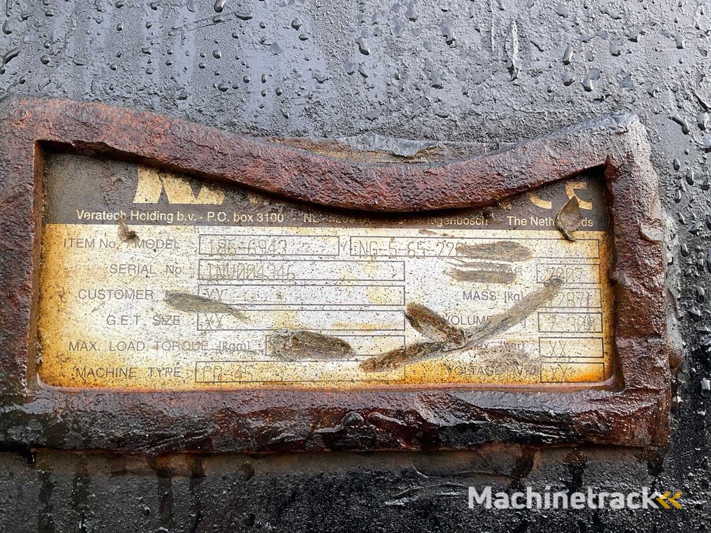 2007 Verachtert Excavator Bucket CW45