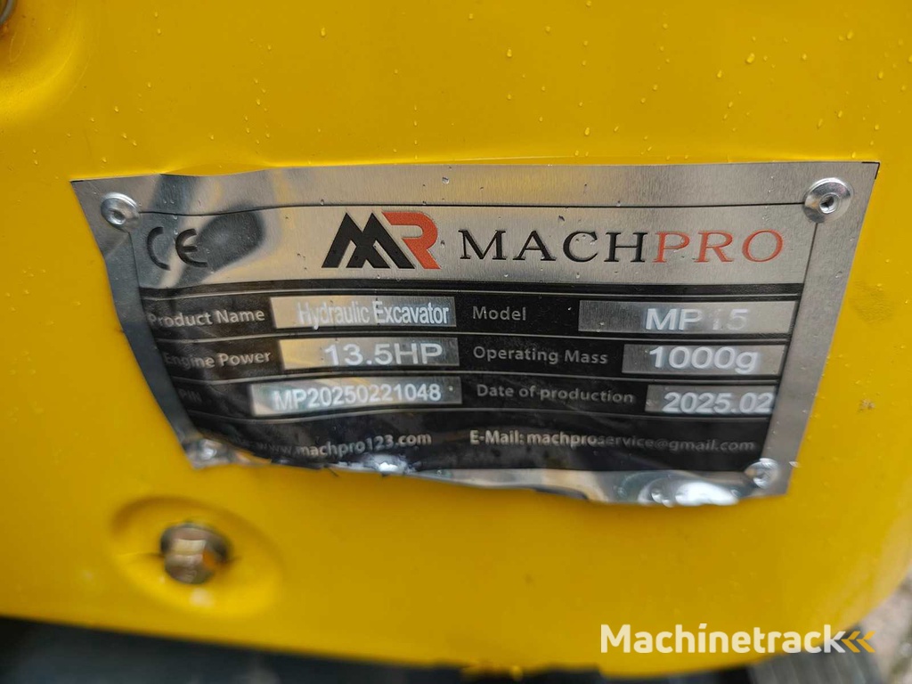 Machpro - 2025 - MP15 - Minigraafmachine