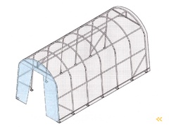 2025---easy-going---9,20x4,30x4,30-meter---garagendazelt---lageruberdachung-143014r