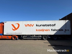 h.t.f.---2001---sattelauflieger-mit-geschlossenem,-isoliertem-aufbau-mit-gelenkter-hinterachse,-ama-ladebordwand-14-meter-og-12-zv