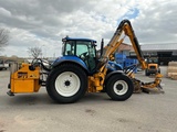 Miniaturansicht von 2014 New Holland T5.95 Electro Command Allradantrieb Traktor mit Mäharm