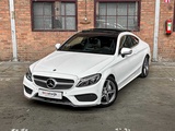 Minituur van Mercedes-Benz C250 Edition 1 AMG-Line 211pk 2016 C-klasse Coupé, PT-406-T