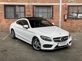 Minituur van Mercedes-Benz C250 Edition 1 AMG-Line 211pk 2016 C-klasse Coupé, PT-406-T