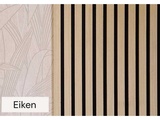 Minituur van Akupanel Eiken Akoestisch wandpaneel 280x60 cm (56x)