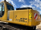 Minituur van 1999 Komatsu Active PC240LC Rupsgraafmachine