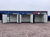 Minituur van 40ft High Cube HQ / 12 meter Opslagcontainer met 3 zijdeuren
