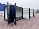 Minituur van 40ft High Cube HQ / 12 meter Opslagcontainer met 3 zijdeuren