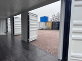 Minituur van 40ft High Cube HQ / 12 meter Opslagcontainer met 3 zijdeuren
