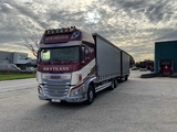 Minituur van 2014 DAF XF510 fan Vrachtwagen met Van Hool combi oplegger