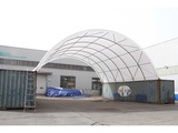 Minituur van 2025 Rhino-Cross-Shelter C2620 - 6x8x3 m Opslagtent / Opslagshelter tussen 2 containers
