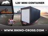Minituur van 2025 Rhino-Cross-Containers 20ft Zeecontainer met roldeur