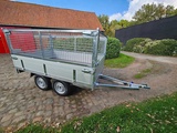 Minituur van BW Trailers - 2025 - NIEUW - Ongeremde Plateau aanhangwagen met draadnet
