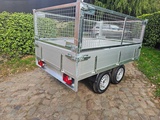 Minituur van BW Trailers - 2025 - NIEUW - Ongeremde Plateau aanhangwagen met draadnet