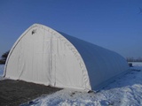 Minituur van 2025 Rhino-Cross-Shelter 324015RP - 12x9,76x4,58 m Opslagtent / Opslagshelter