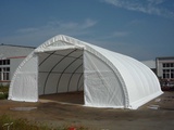 Minituur van 2025 Rhino-Cross-Shelter 324015RP - 12x9,76x4,58 m Opslagtent / Opslagshelter