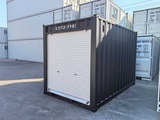 Minituur van 2025 Rhino-Cross-Containers 12ft Zeecontainer met roldeur