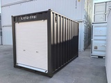 Minituur van 2025 Rhino-Cross-Containers 12ft Zeecontainer met roldeur