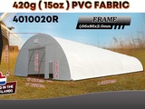 Minituur van 2025 Rhino-Cross-Shelter 4010020R 30x12,2x6,1 m Opslagtent / Opslagshelter