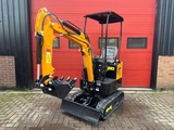 Minituur van 2024 JPC HT12 Geel Minigraafmachine