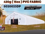 Minituur van 2025 Rhino-Cross-Shelter 5020023DP 61x15,25x7,015 m Opslagtent / Opslagshelter