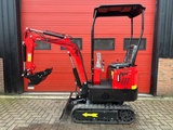 Minituur van 2024 JPC HT12 Rood Minigraafmachine