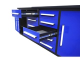 Minituur van 2025 Stahlworks SW-12 Industrial Blue Werkbank