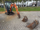 Minituur van Hitachi - ZX17U-2 - Minigraafmachine incl. Aanhanger
