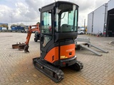 Minituur van Hitachi - ZX17U-2 - Minigraafmachine incl. Aanhanger