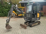 Minituur van 2015 Volvo EC-18D Minigraafmachine