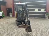 Minituur van 2015 Volvo EC-18D Minigraafmachine