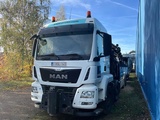 Miniaturansicht von 2015 MAN TGS Kranwagen mit Kran HIAB und Auflieger PACTON