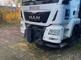 Miniaturansicht von 2015 MAN TGS Kranwagen mit Kran HIAB und Auflieger PACTON