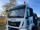 Miniaturansicht von 2015 MAN TGS Kranwagen mit Kran HIAB und Auflieger PACTON